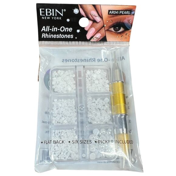 All-In-One Rhinestone EBIN New York Coachella Festivals Party clubs Pearls - Picture 1 of 10